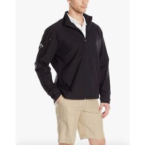 Callaway Men’s Long Sleeve Full-Zip Wind Jacket, Wind and Water Resistant big